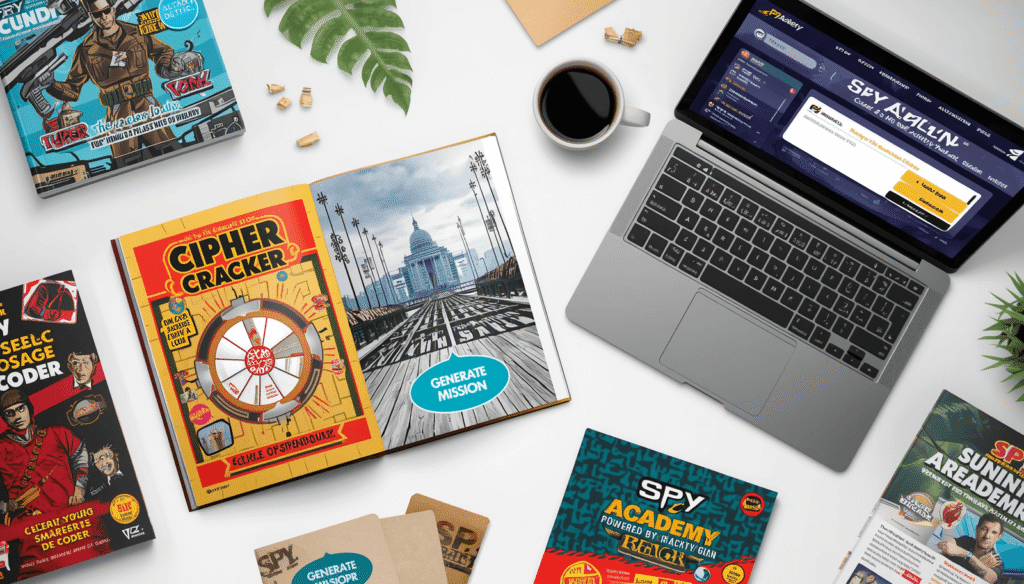 Spy Academy Powered by Activity Book Generator